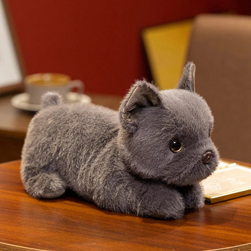 Adorable Blue French Bulldog Plush Toy – Cozy Stuffed Animal Gift