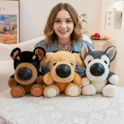 Adorable Corgi Plush Toy – Red Collar Stuffed Animal Gift