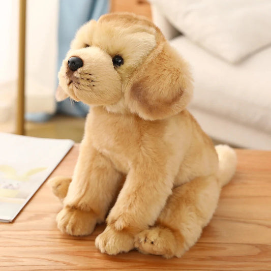Adorable Golden Retriever Plush Toy