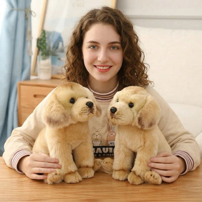 Adorable Golden Retriever Plush Toy