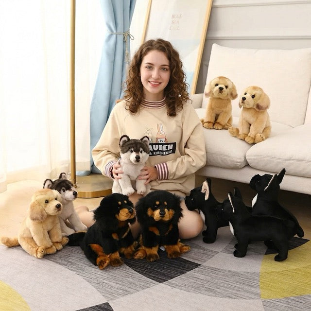 Adorable Golden Retriever Plush Toy