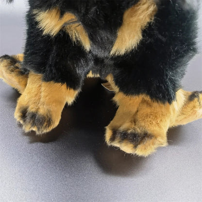 Adorable Tibetan Mastiff Plush Toy – Black & Tan Tibetan Mastiff - Realistic Stuffed Dog