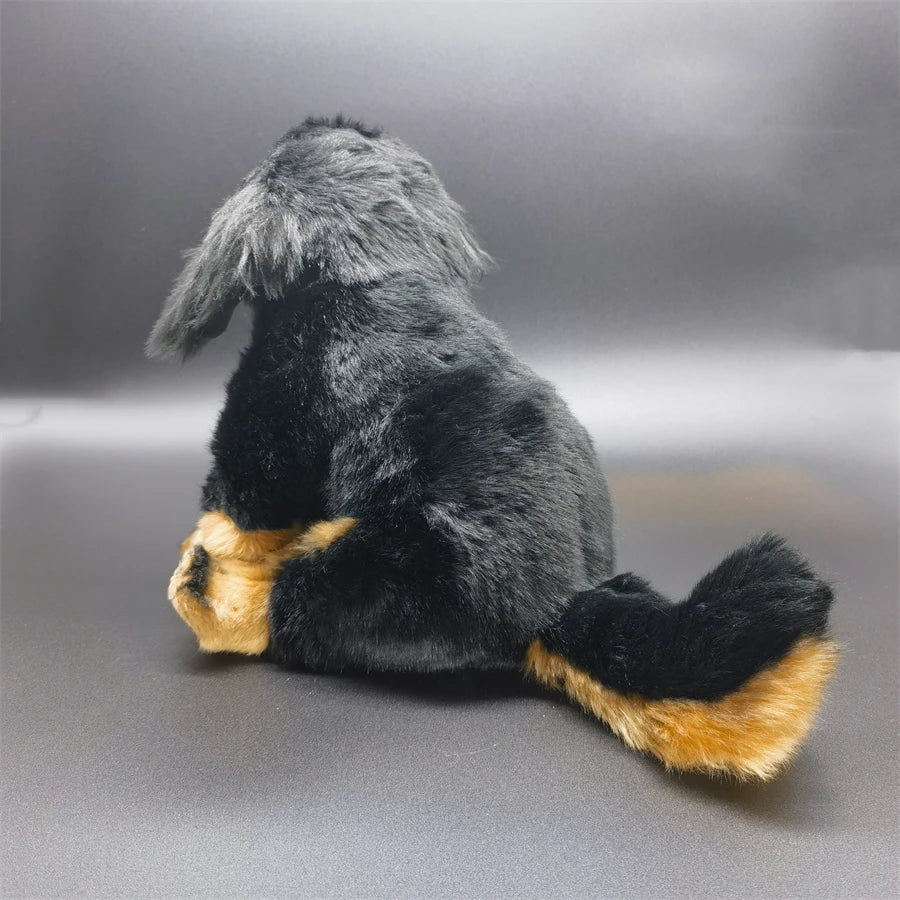 Adorable Tibetan Mastiff Plush Toy – Black & Tan Tibetan Mastiff - Realistic Stuffed Dog
