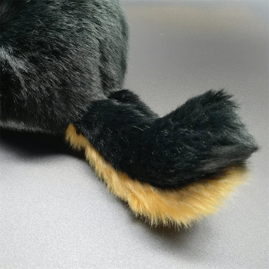 Adorable Tibetan Mastiff Plush Toy – Black & Tan Tibetan Mastiff - Realistic Stuffed Dog
