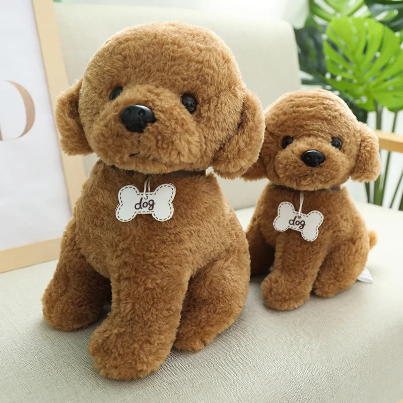 Arctic Fluff White Poodle Plush Toy – Soft Curly Dog Gift