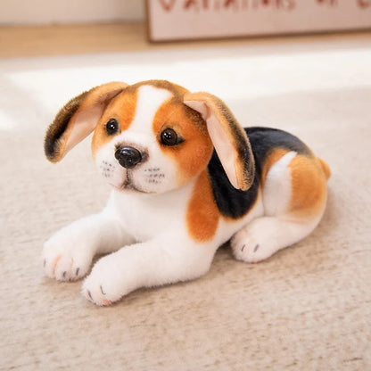 Attractive Tri Color Beagle Plush – Realistic Puppy Keepsake