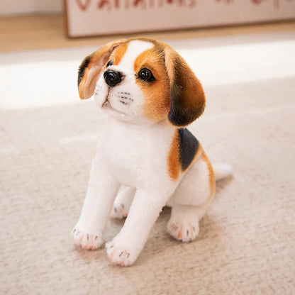 Attractive Tri Color Beagle Plush – Realistic Puppy Keepsake