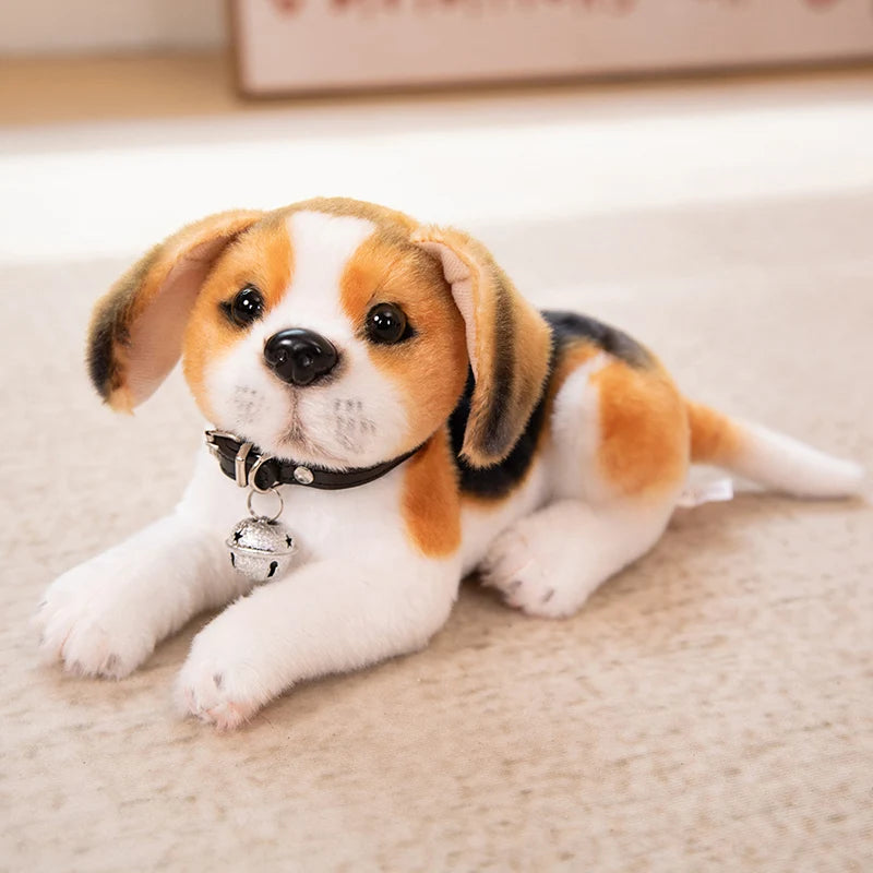 Attractive Tri Color Beagle Plush – Realistic Puppy Keepsake