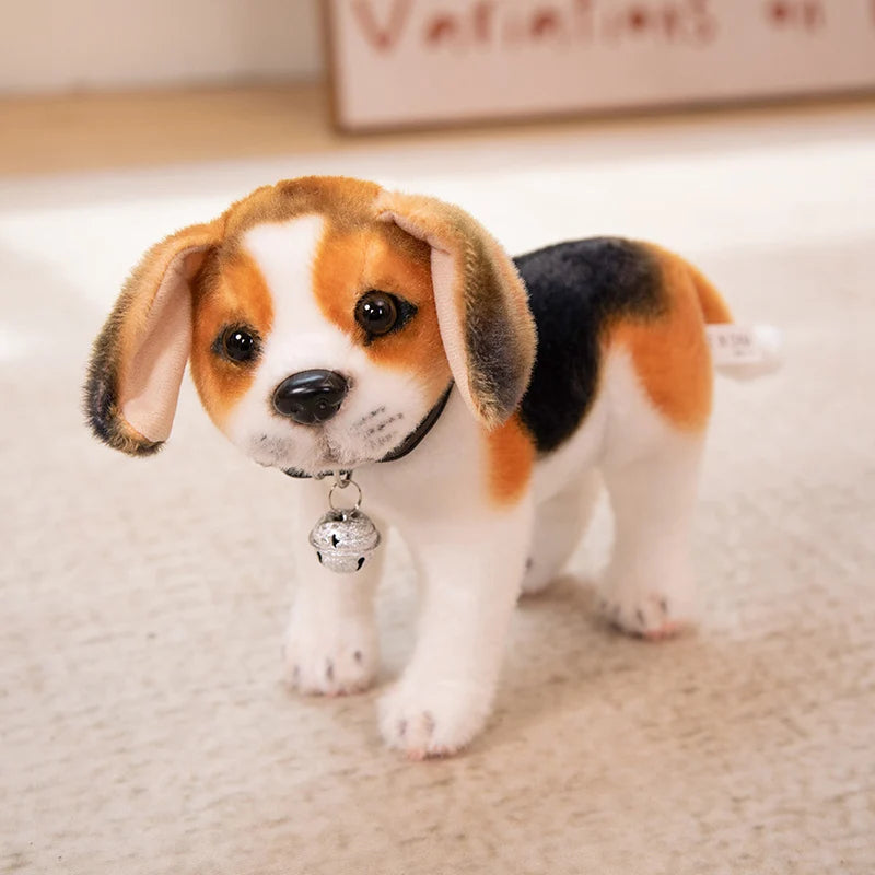 Attractive Tri Color Beagle Plush – Realistic Puppy Keepsake