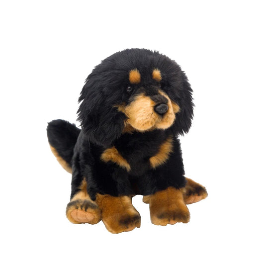 Black and Tan Himalayan Mastiff Puppy Plush Toy – Comfort Companion