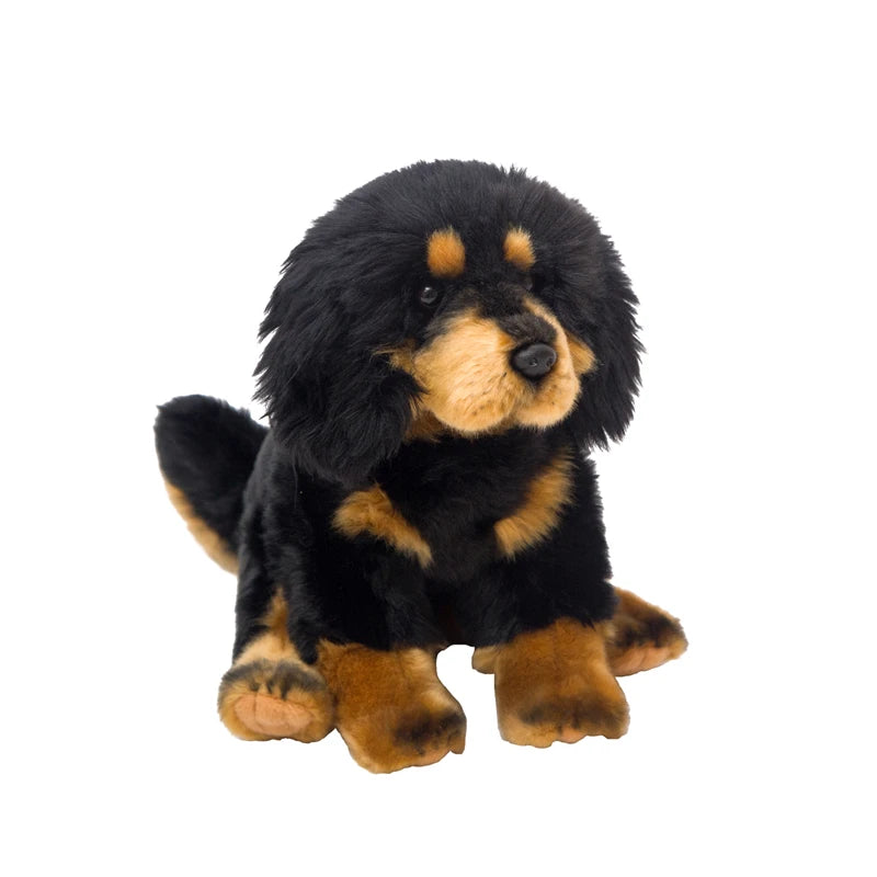 Black and Tan Himalayan Mastiff Puppy Plush Toy – Comfort Companion
