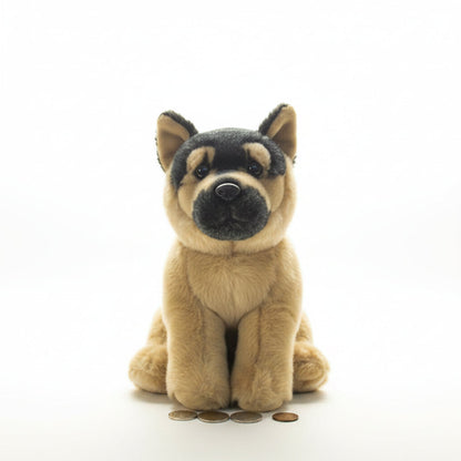 Black & Tan Iron Shadow German Shepherd Puppy Plush – Cuddle Protector