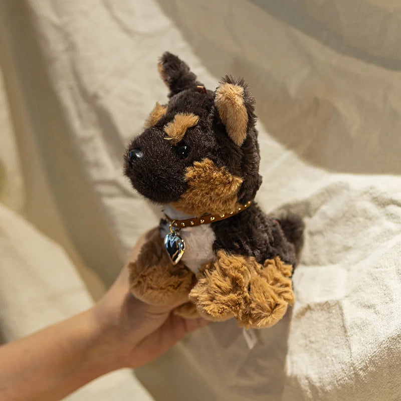 Black & Tan Yorkshire Terrier Plush Toy – Pocket Puppy Cuddle Companion Gift