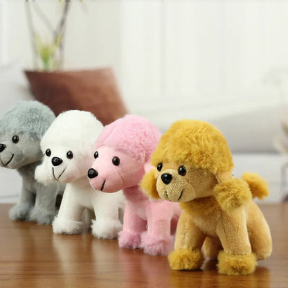 Boutique Apricot Poodle Stuffed Animal – Stylish Plush Puppy Gift
