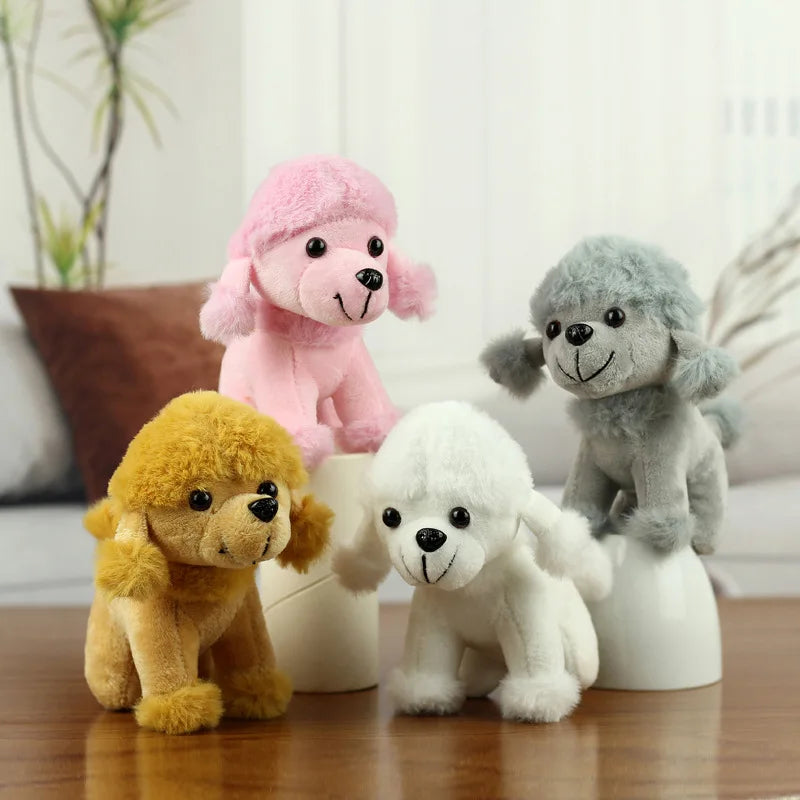 Boutique Apricot Poodle Stuffed Animal – Stylish Plush Puppy Gift
