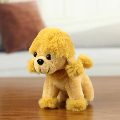 Boutique Apricot Poodle Stuffed Animal – Stylish Plush Puppy Gift
