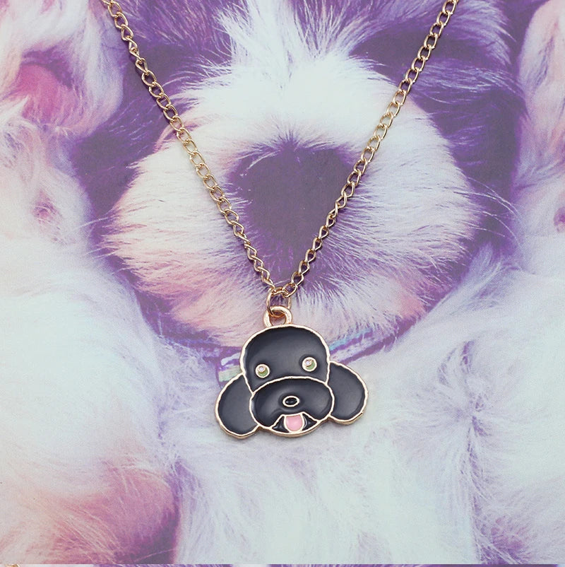 Charming Poodle Necklace – Sophisticated Love Dog Jewelry for Women