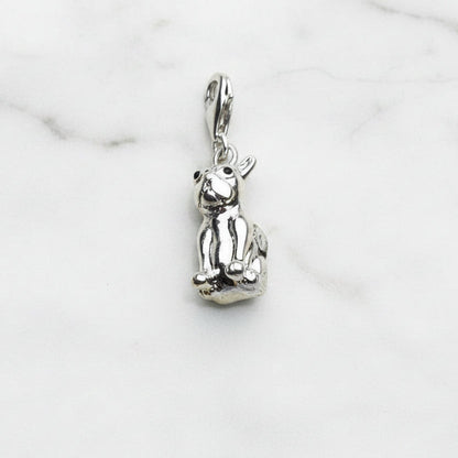 Chic French Bulldog Sterling Silver Charm – Modern Dog Lover Gift