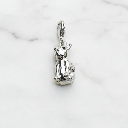 Chic French Bulldog Sterling Silver Charm – Modern Dog Lover Gift