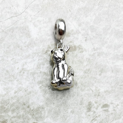 Chic French Bulldog Sterling Silver Charm – Modern Dog Lover Gift