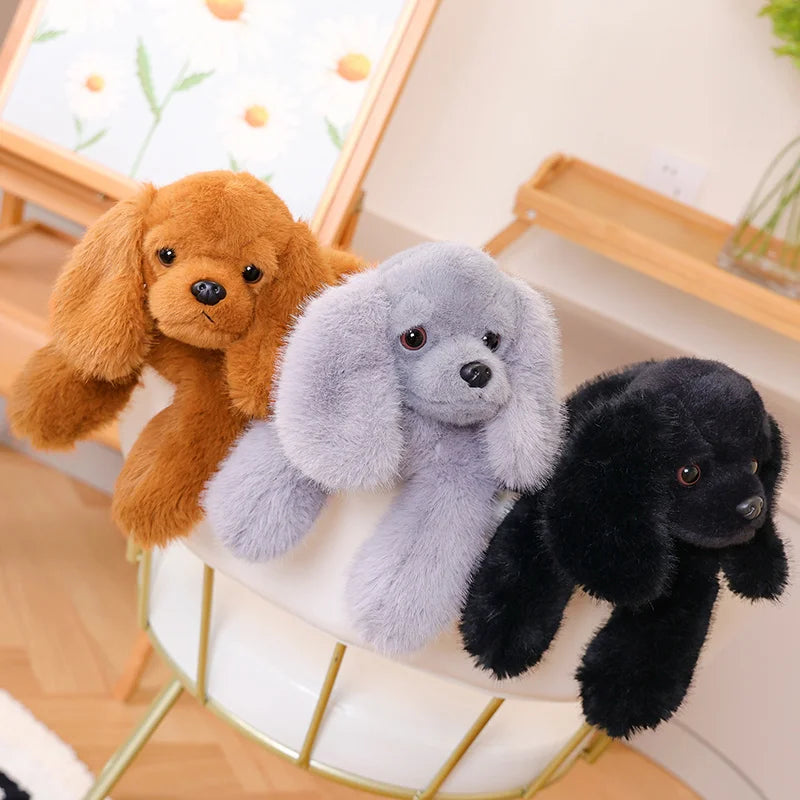 Chic Red Poodle Stuffed Animal – Trendy Plush Gift for Collectors
