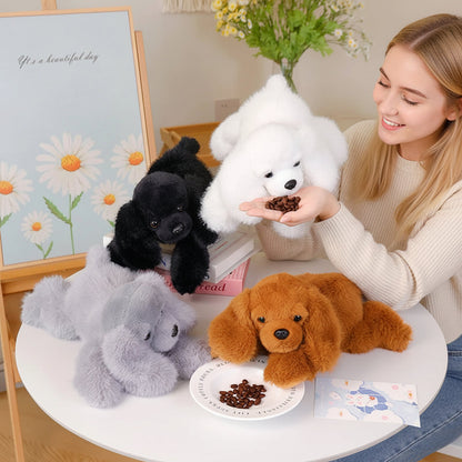 Chic Red Poodle Stuffed Animal – Trendy Plush Gift for Collectors