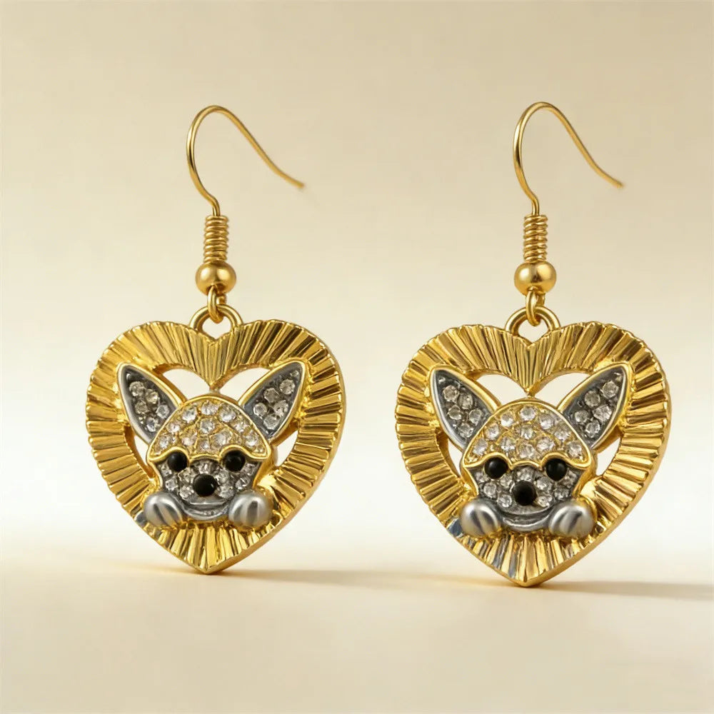 Chihuahua Earrings Jewelry – Charming Puppy Love Keepsake