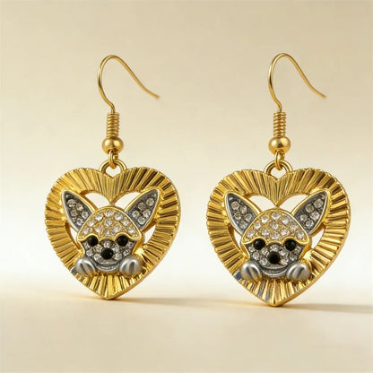 Chihuahua Earrings Jewelry – Charming Puppy Love Keepsake