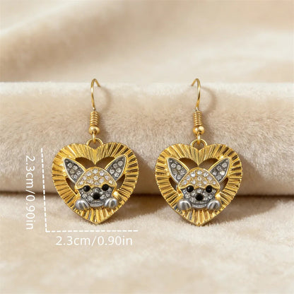 Chihuahua Earrings Jewelry – Charming Puppy Love Keepsake