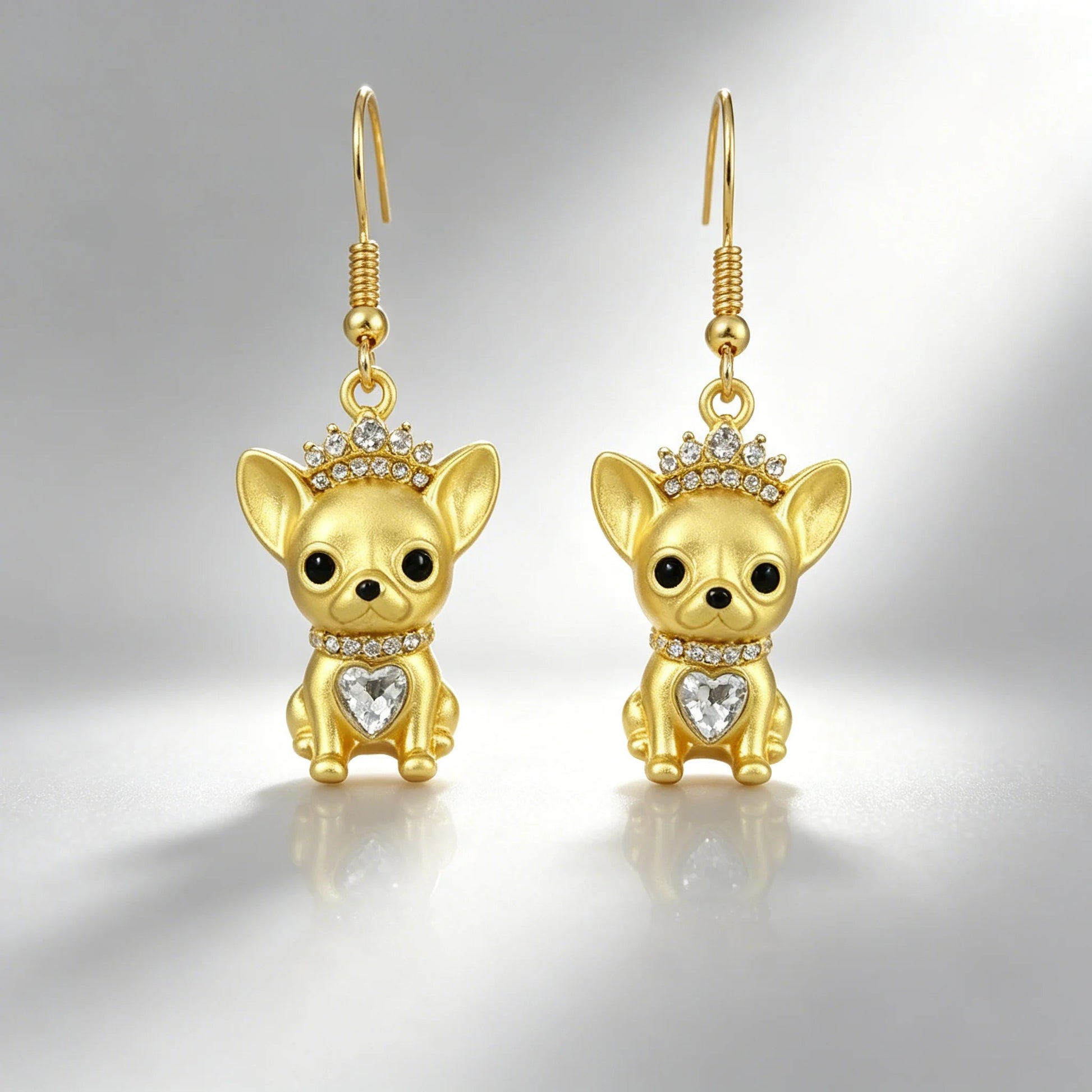 Chihuahua Earrings – Unique Dog Jewelry - Puppy Lover Gift