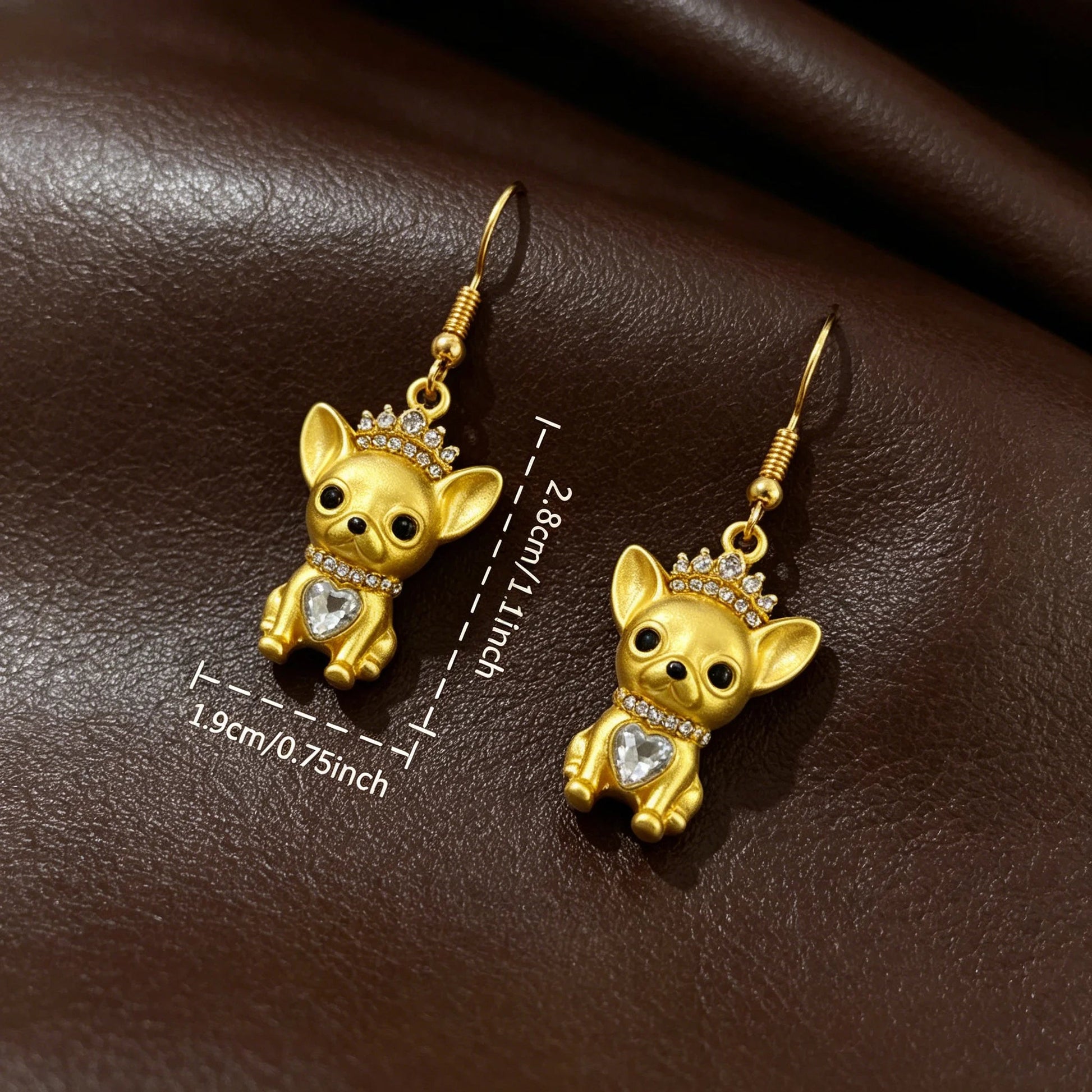 Chihuahua Earrings – Unique Dog Jewelry - Puppy Lover Gift