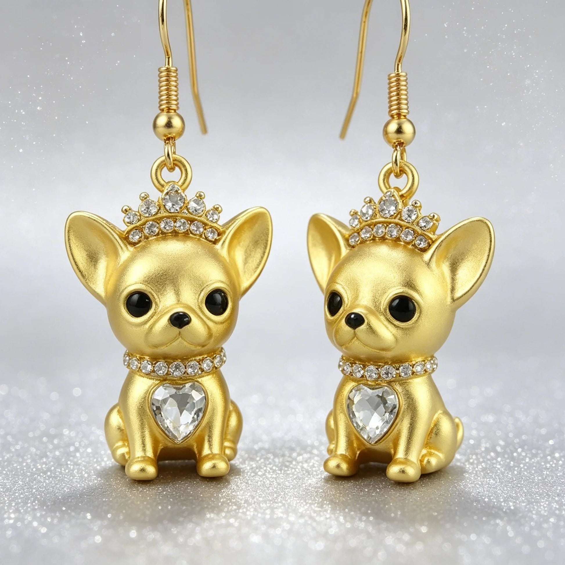 Chihuahua Earrings – Unique Dog Jewelry - Puppy Lover Gift