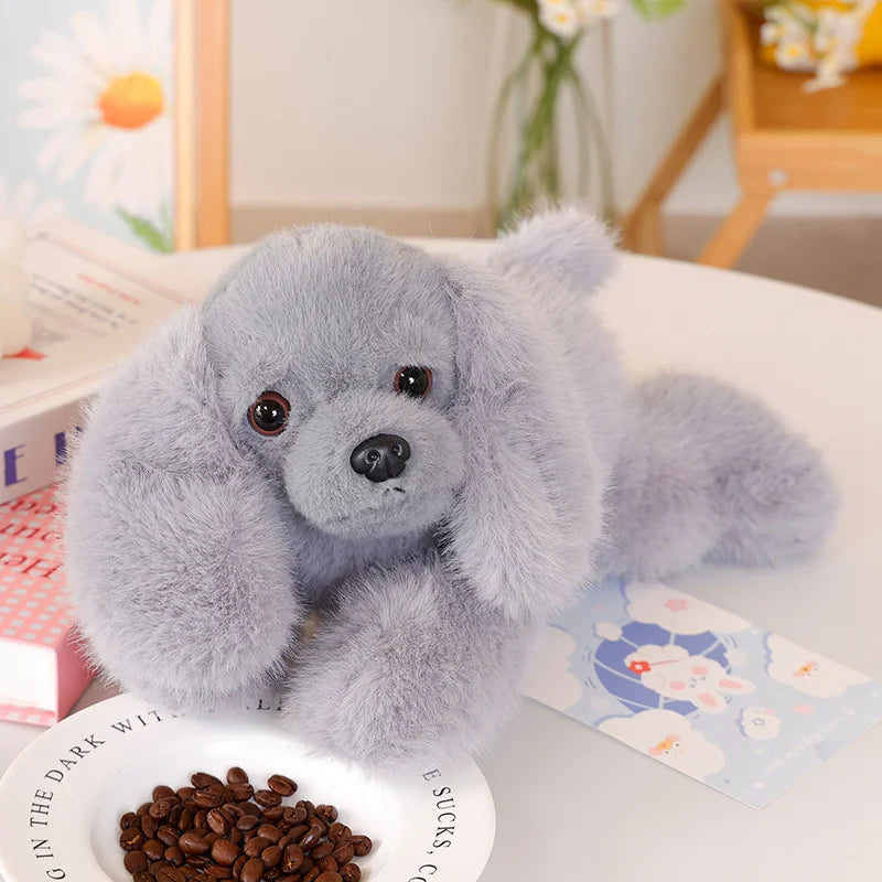 Cloud Soft Gray Poodle Stuffed Animal – Gentle Plush Dog Toy