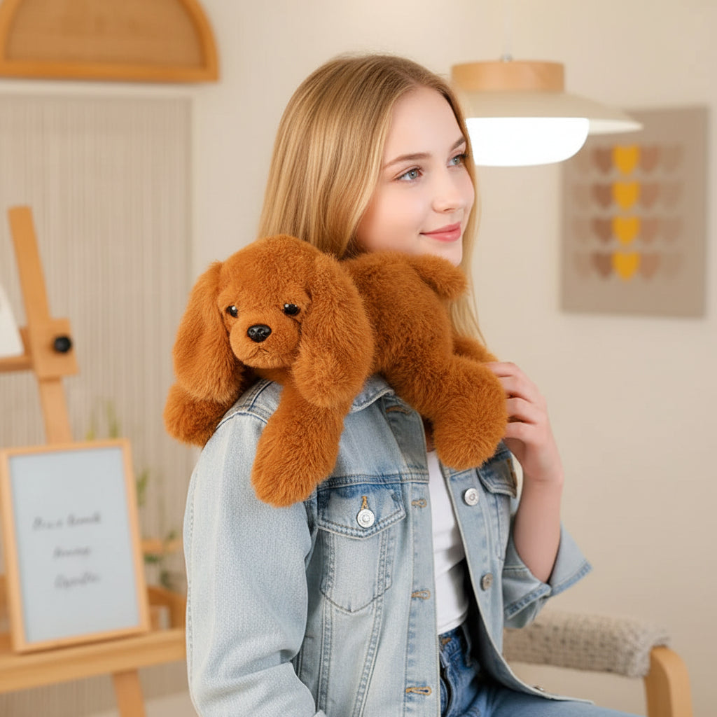 Cloud Soft Gray Poodle Stuffed Animal – Gentle Plush Dog Toy