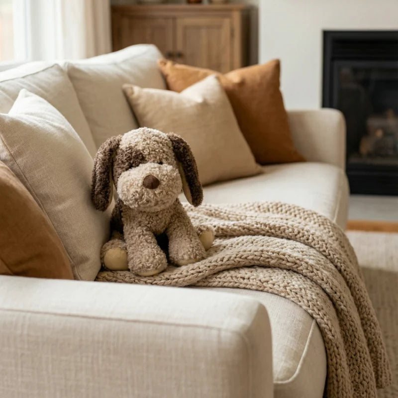 Cocker Spaniel Stuffed Animal - Brown & Tan Cocker Spaniel – Plush Dog Lover Gift