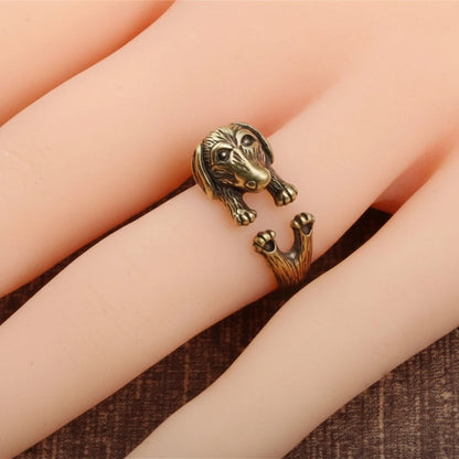Copper Dachshund Ring – Timeless Connection Puppy Jewelry for Women