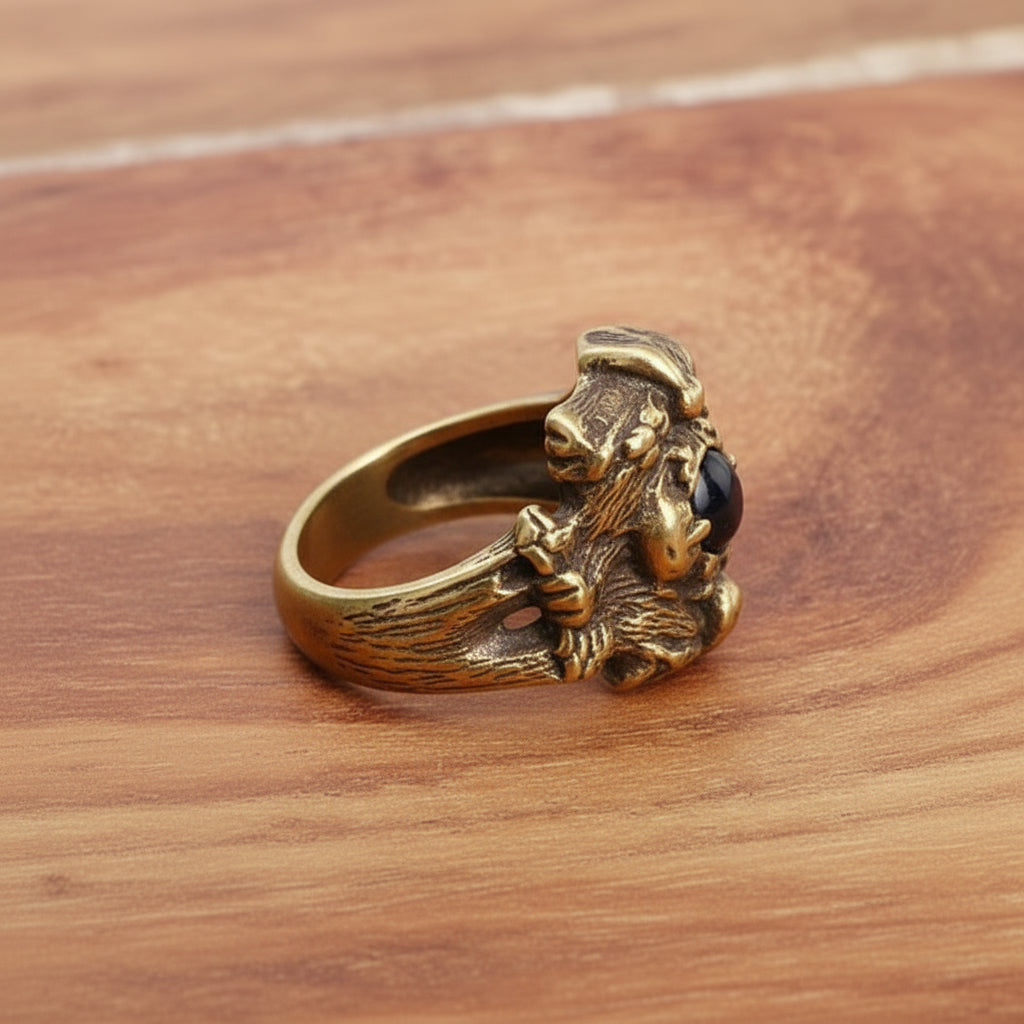 Copper Dachshund Ring – Timeless Connection Puppy Jewelry for Women