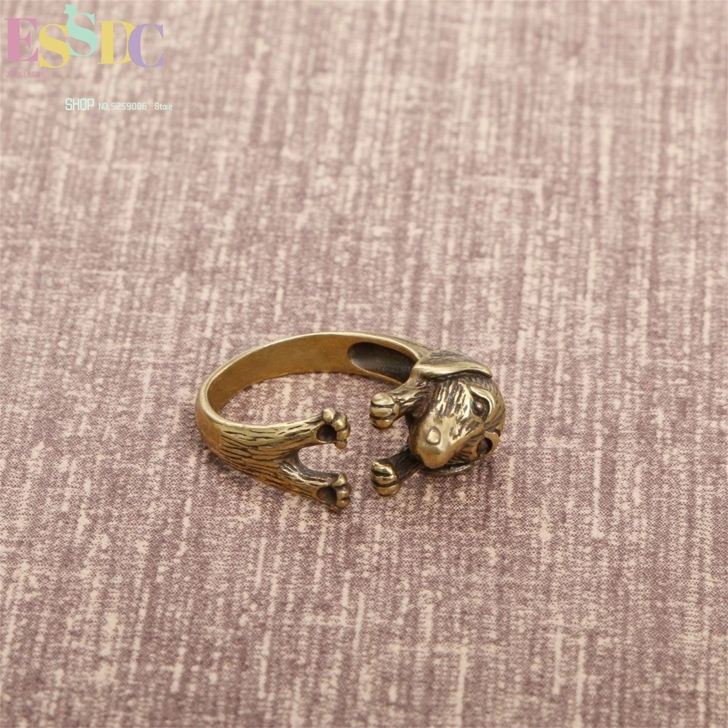 Copper Dachshund Ring – Timeless Connection Puppy Jewelry for Women
