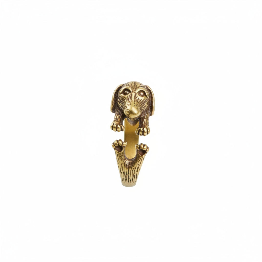 Copper Dachshund Ring – Timeless Connection Puppy Jewelry for Women