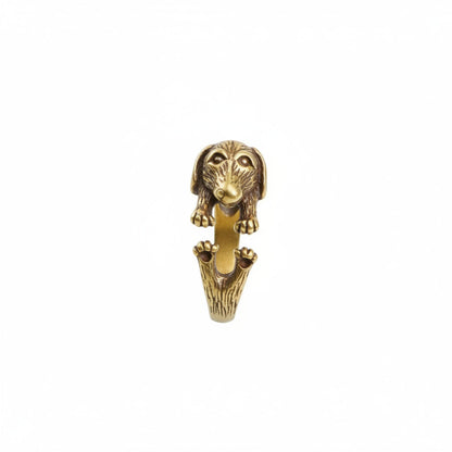 Copper Dachshund Ring – Timeless Connection Puppy Jewelry for Women
