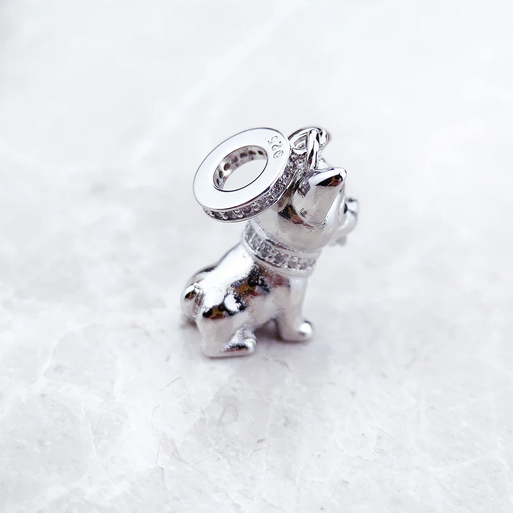 Corgi Charm Pendant for Women – Cute Silver Dog Jewelry