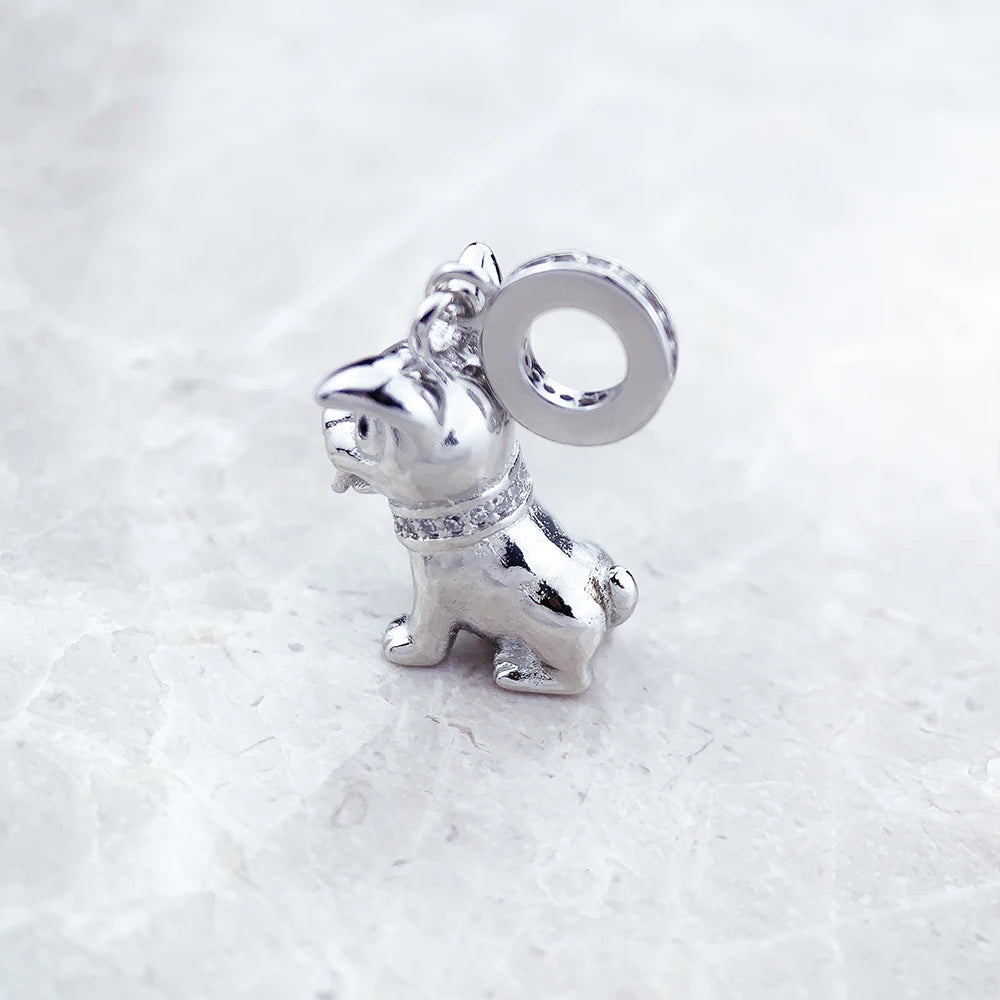 Corgi Charm Pendant for Women – Cute Silver Dog Jewelry