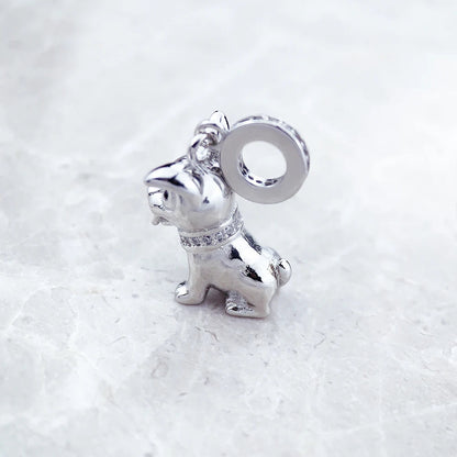 Corgi Charm Pendant for Women – Cute Silver Dog Jewelry