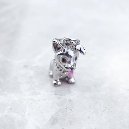 Corgi Charm Pendant for Women – Cute Silver Dog Jewelry