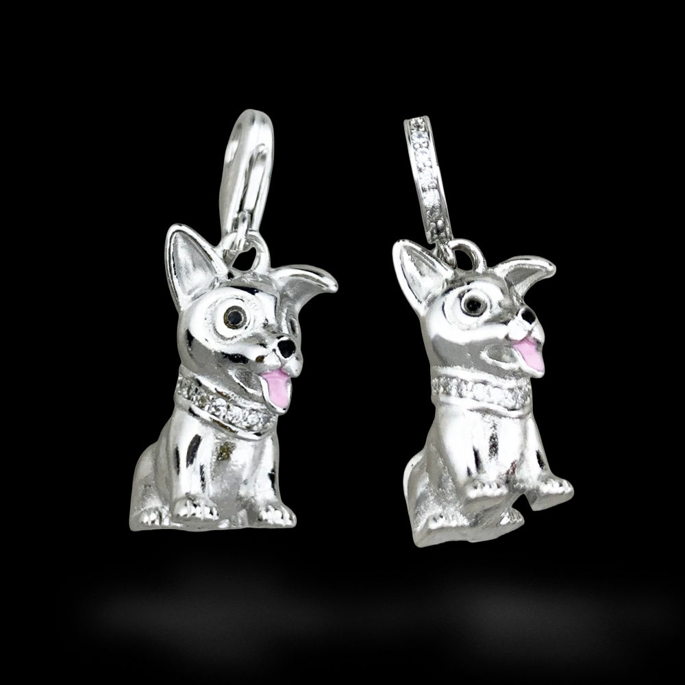 Corgi Charm Pendant for Women – Cute Silver Dog Jewelry