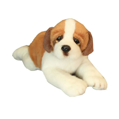 Cozy Saint Bernard Stuffed Animal – Soft Mahogany & White Plush Gift for Dog Lovers