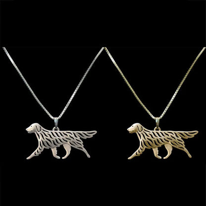 Cute Australian Shepherd Silver Necklace – Charming Puppy Gift