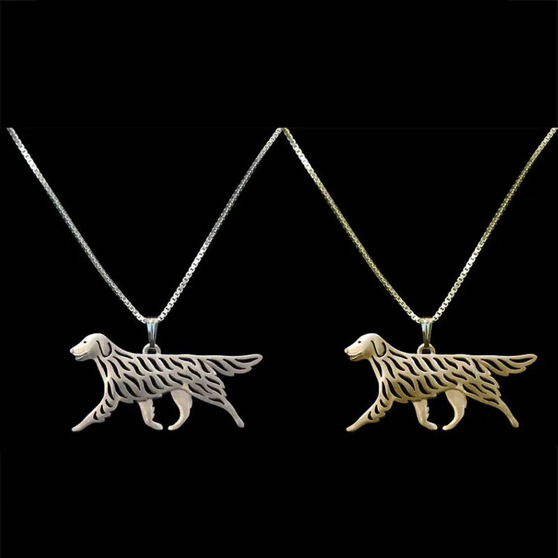 Cute Australian Shepherd Silver Necklace – Charming Puppy Gift