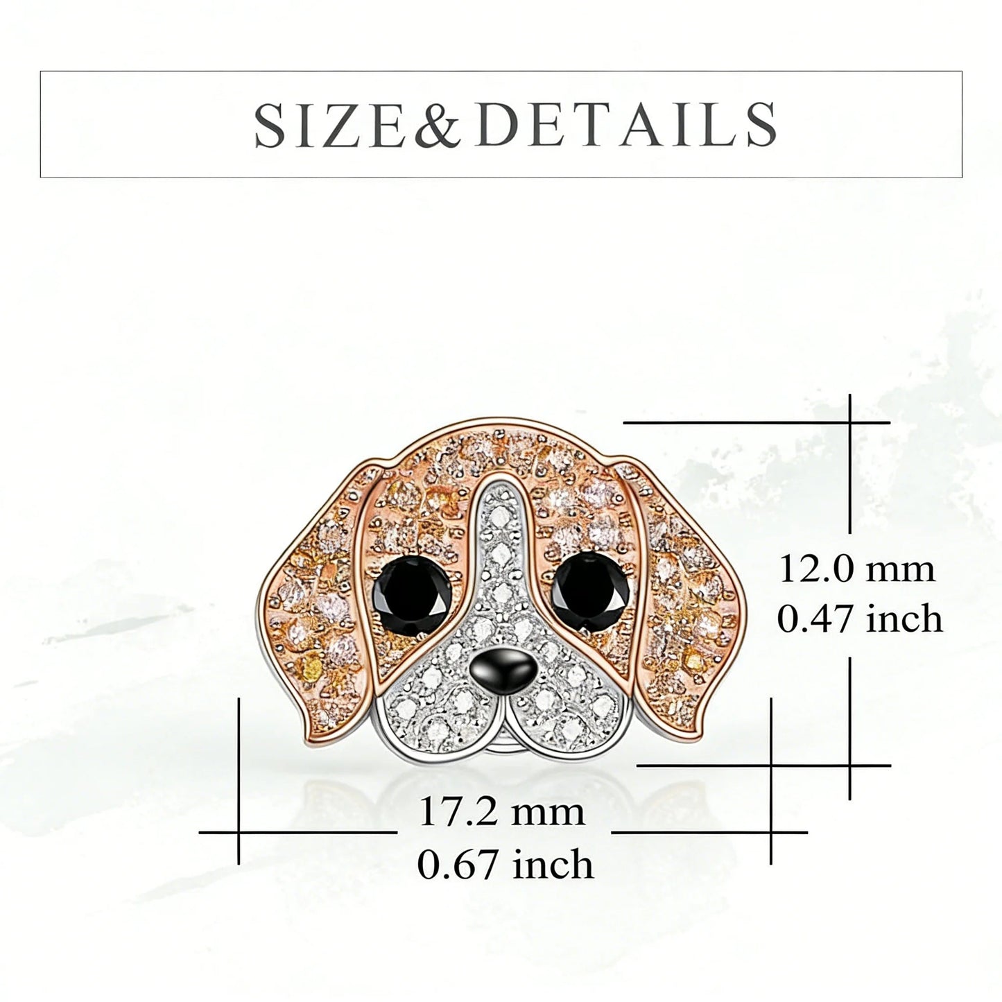 Cute Beagle Earrings - Adorable Puppy Dog Jewelry - Stud for Women
