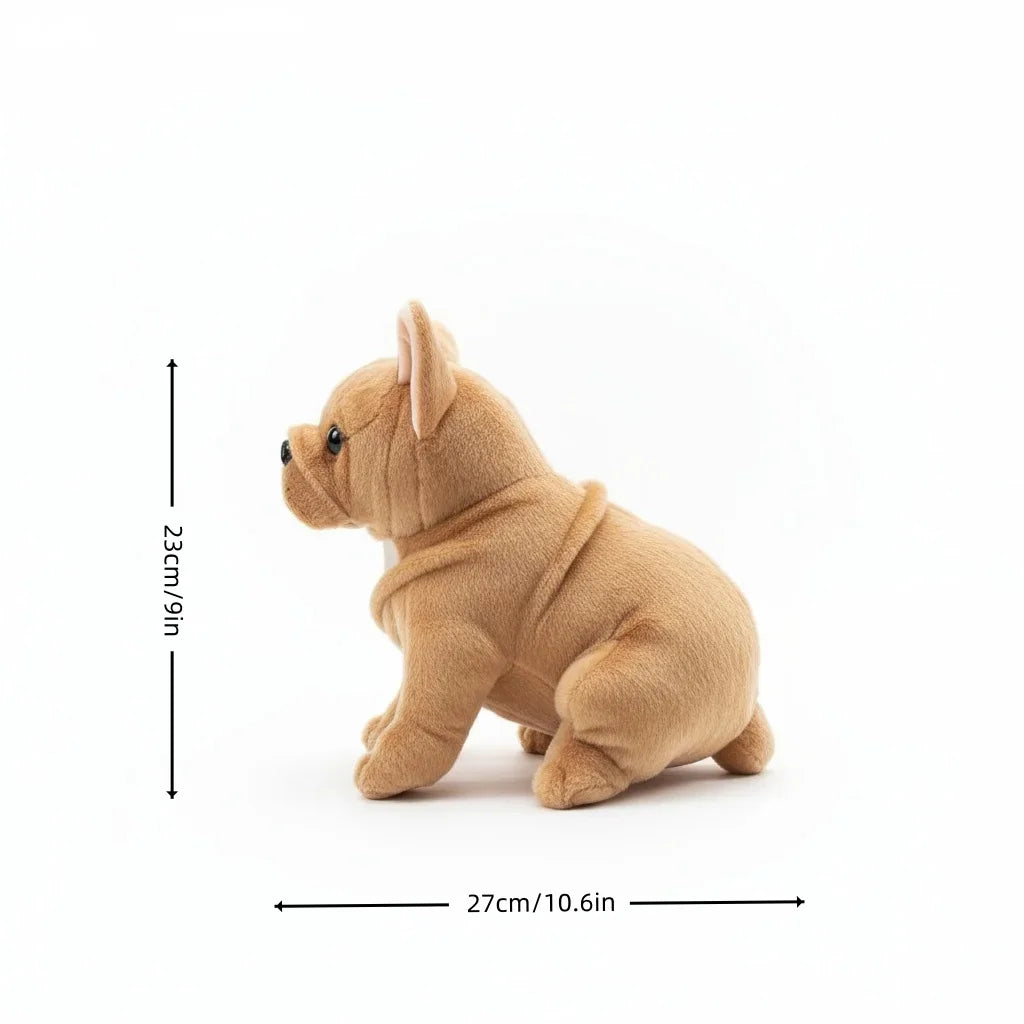 Cute Fawn French Bulldog Plush Stuffed Animal - Dog Toy for Children